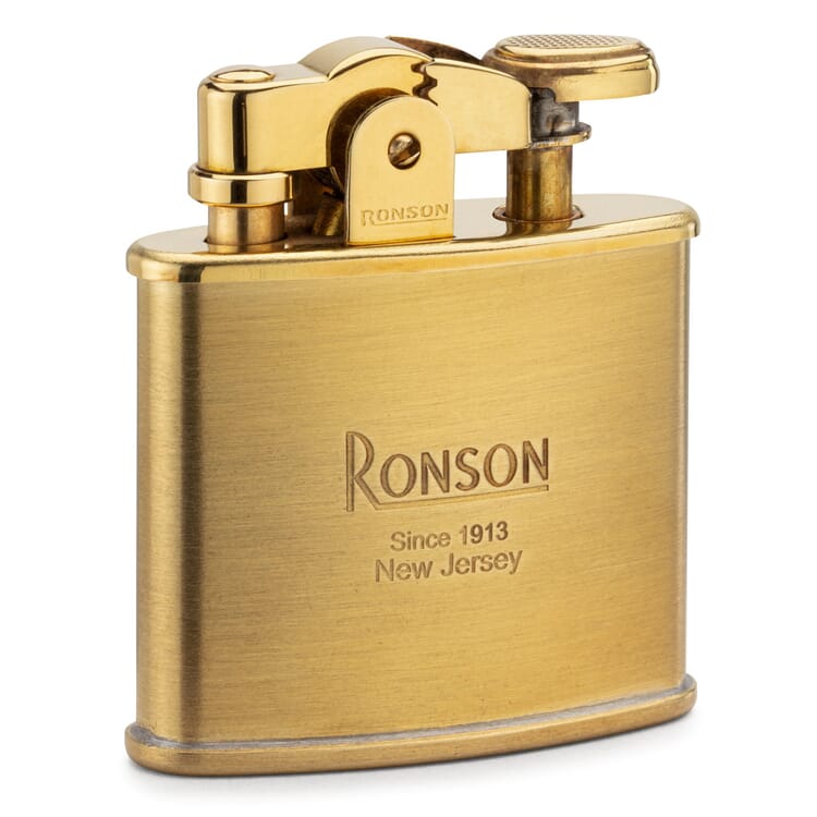 Ronson gasoline lighter brass