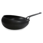 Serie de sartenes Black Steel Sartén wok de 30 cm de diámetro