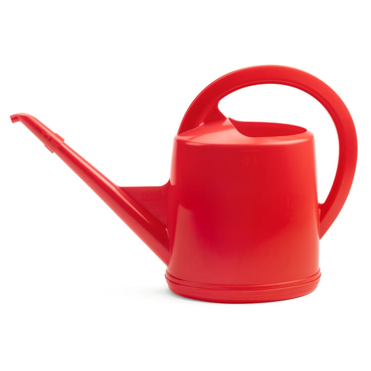 Swiss plastic jug with spout, Red