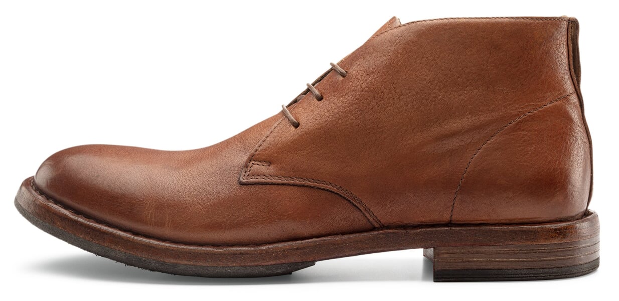 Men's lace-up boot Medium brown