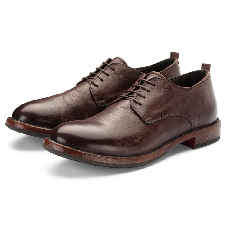 Men low shoe, Dark brown