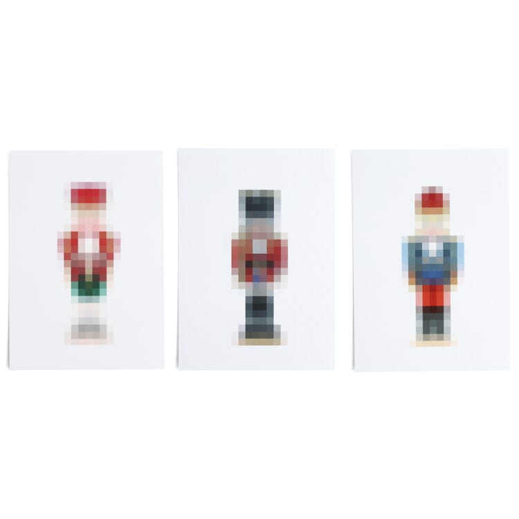 Set de cartes de vœux Pixel