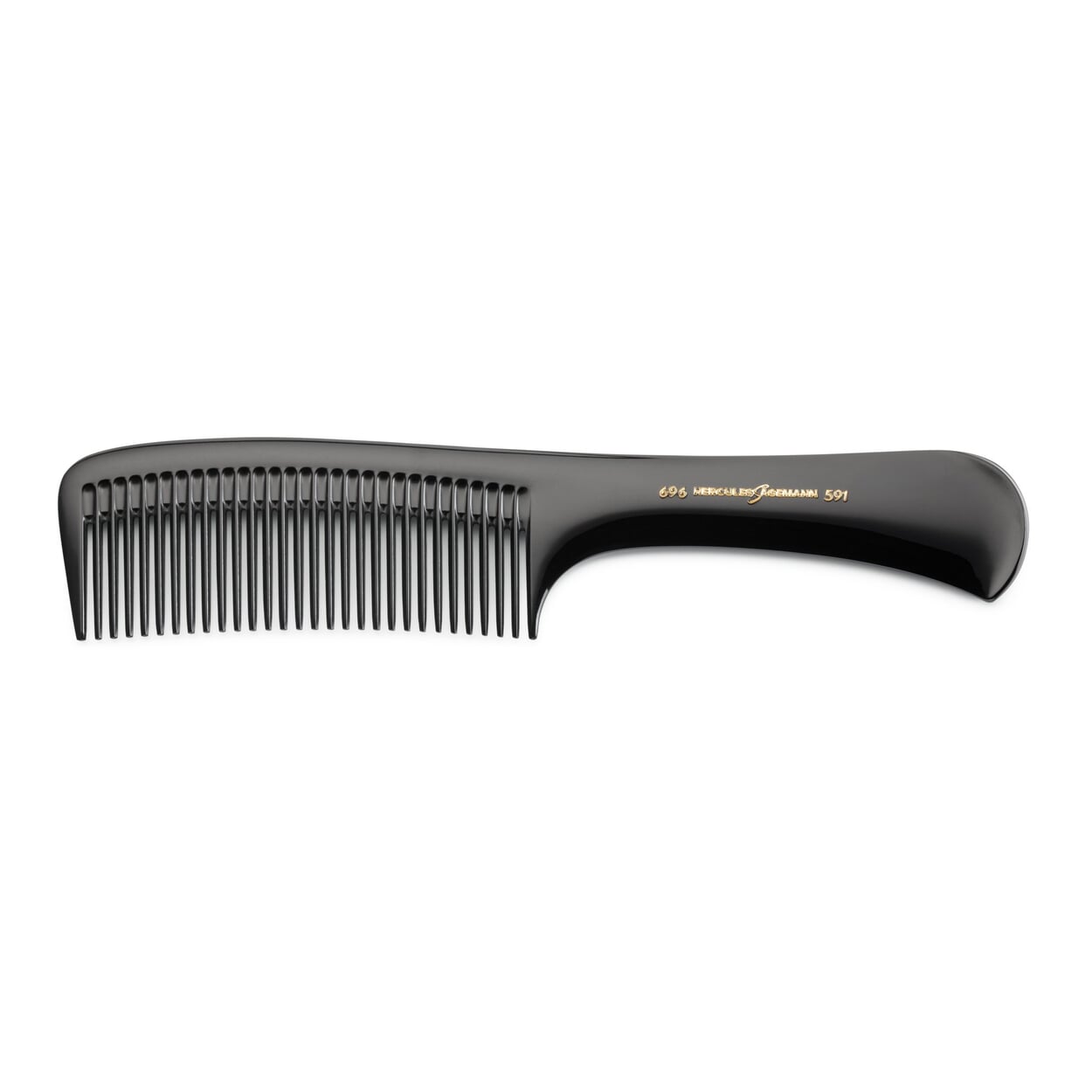 Ebonite Comb with Long Handle Manufactum