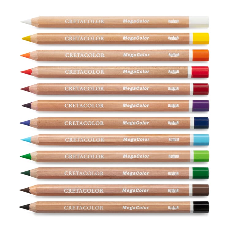 Matite colorate Cretacolor Thick, 12 pezzi