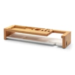 Organizzatore in rovere materiale minerale Organizzatore da tavolo