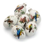 Œuf en porcelaine motif oiseau