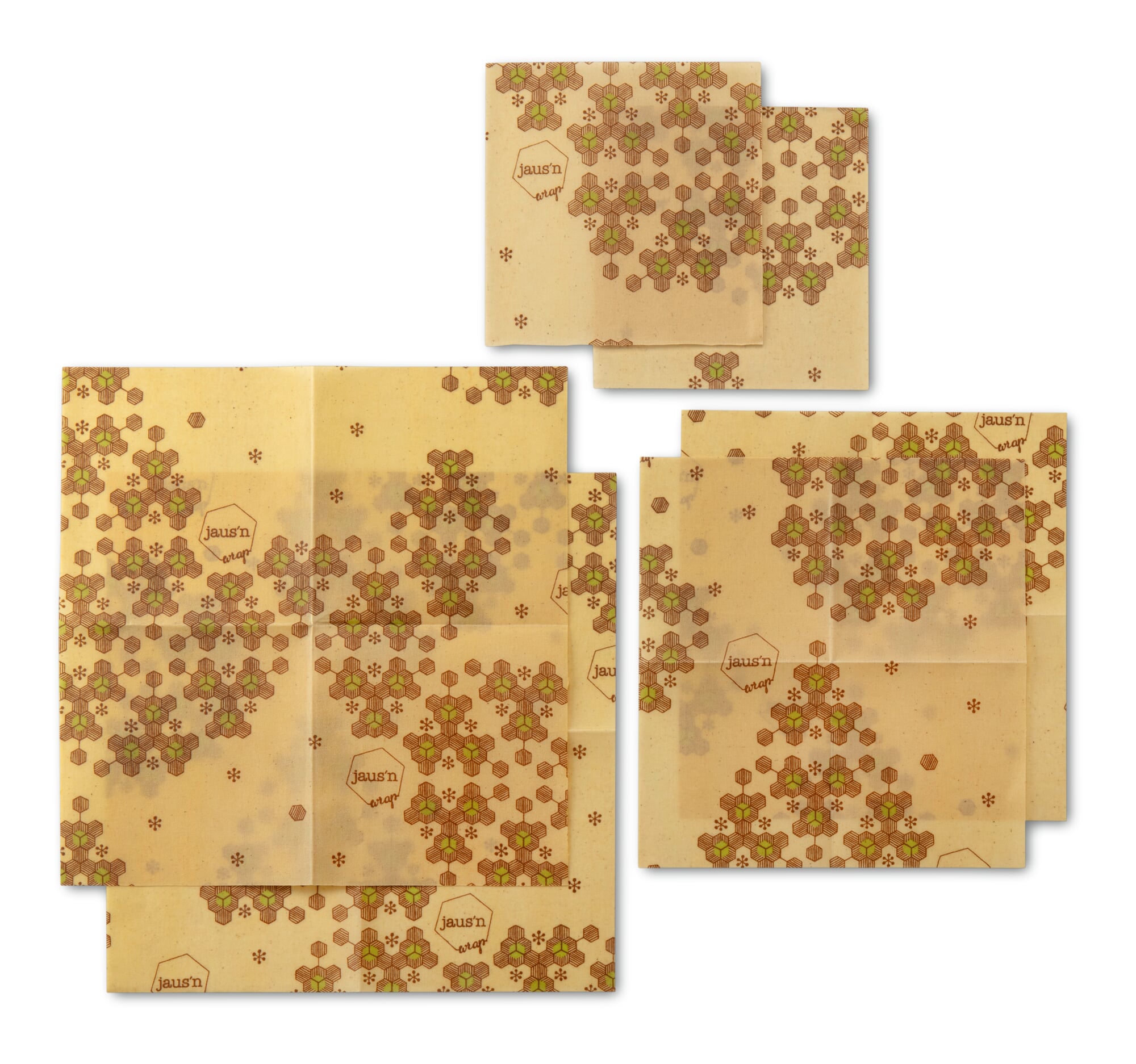 10 sacs d'emballage en papier - Motif abeille