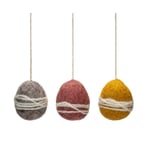Easter Decoration Eggs Made of Felt