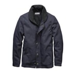 Mannen Dek Jas Canvas Navy
