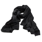 Men’s Knitted Triangle Scarf Black