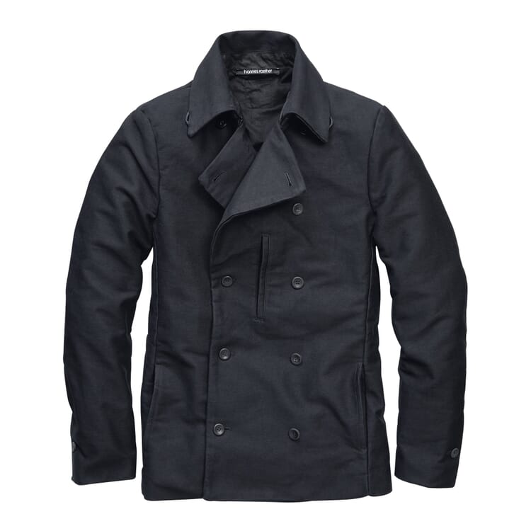Dobbeltradet jakke til mænd