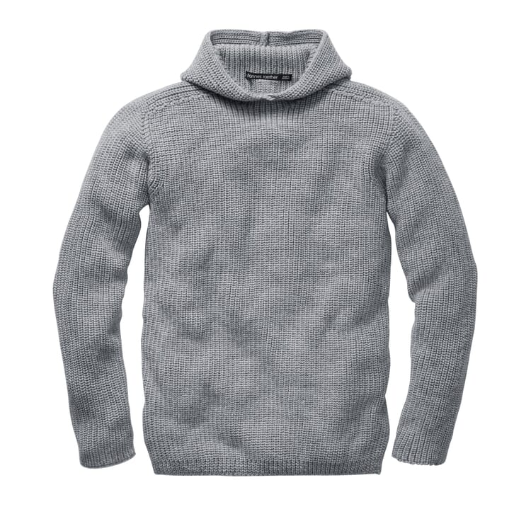 Men's hooded sweater, Gray