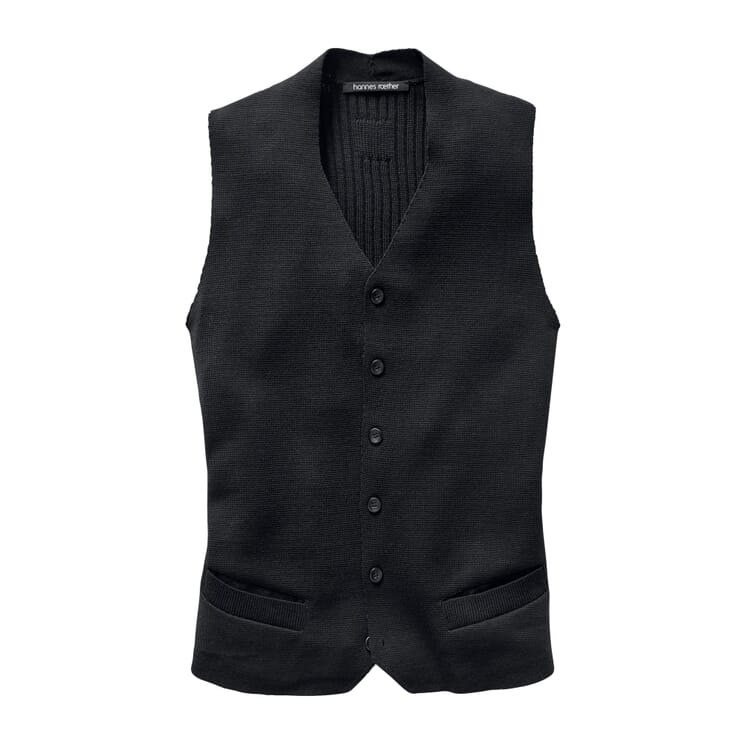 Gilet da uomo in maglia, Blu scuro