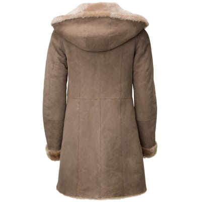 Winter Warm Sherpa Lined Coats Jackets for Women Plus Size Hooded