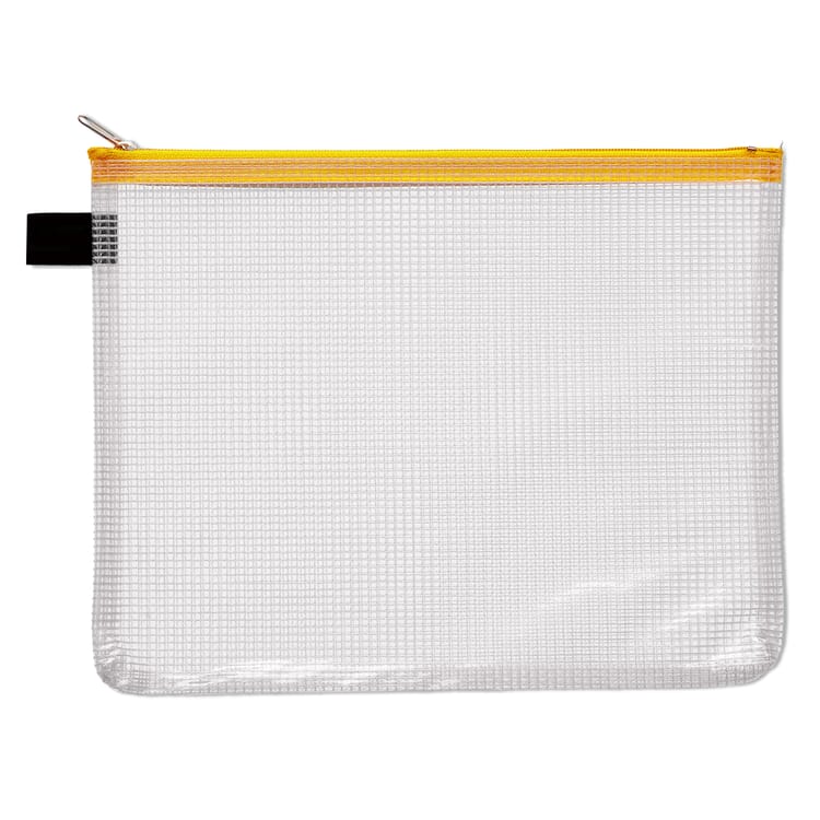 Etui med netpose, DIN A5 - Gul