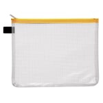 Tas Mesh Bag DIN A5 - Geel