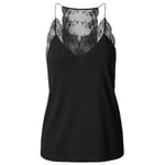 Women’s Camisole with Lace Black