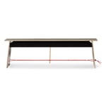 Banc Langer Max 140 noir / rouge