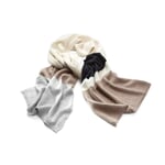 Damen Strickschal Colorblock Farbig