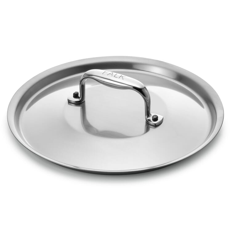 Tapa de acero inoxidable, 18 cm