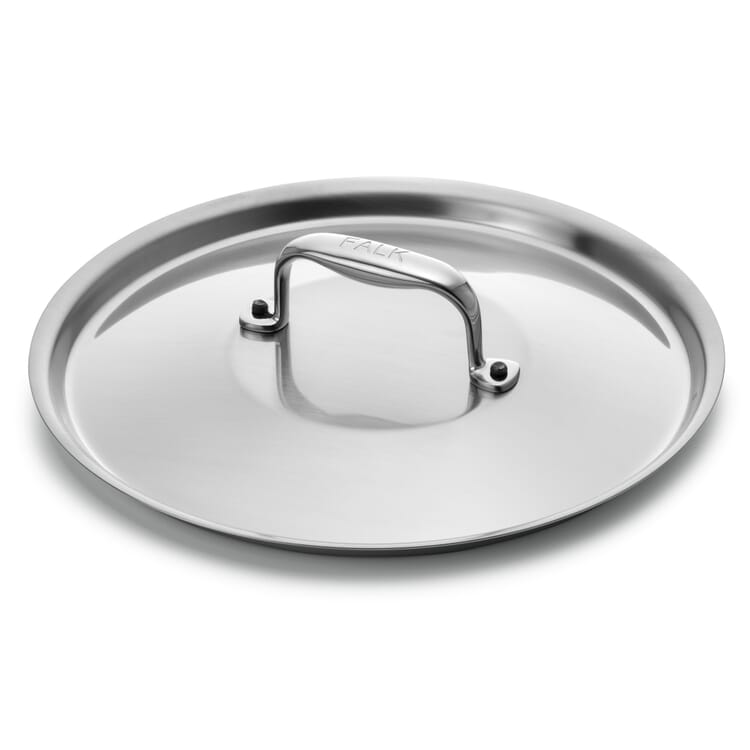 Coperchio in acciaio inox, 20 cm