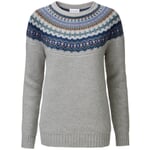 Ladies sweater with yoke Arctic