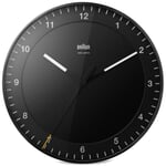 Horloge murale Braun Noir