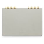 Spiralindbundet notesbog i liggende format Punktgitter