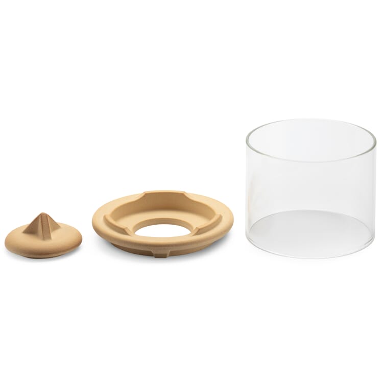 Wind light attachment for small wax burner® ceramic, Nature