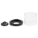 Wind light attachment for small wax burner® ceramic Lavash Black