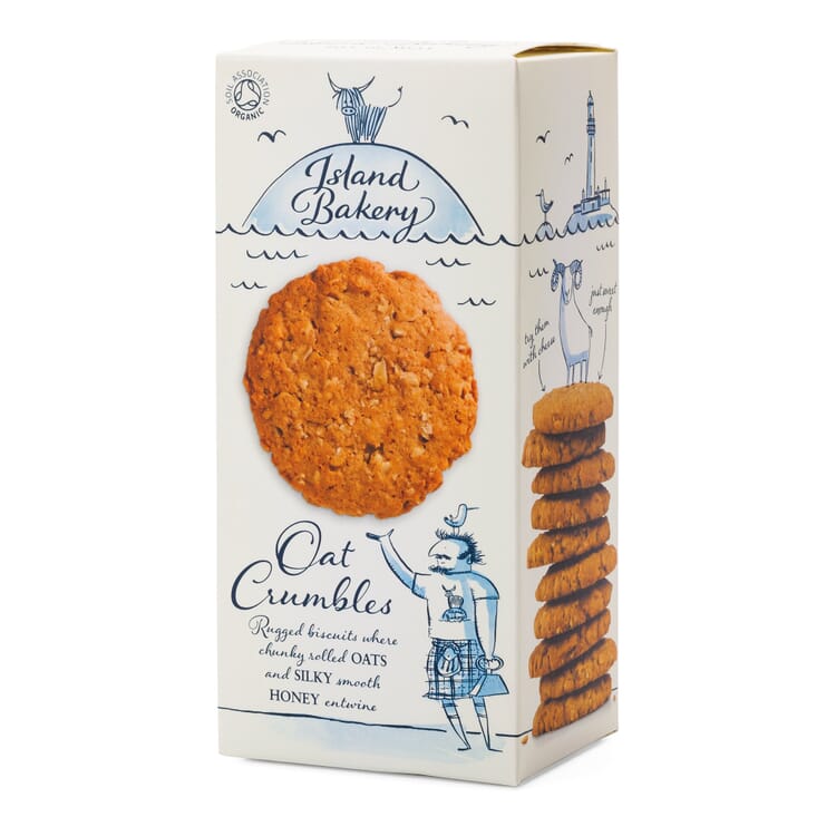 Scottish organic oat cookies