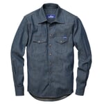 Chemise en jean pour homme Bleu