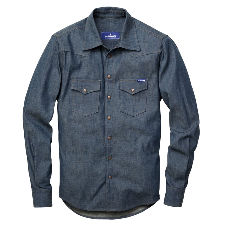 Men jeans shirt, Blue