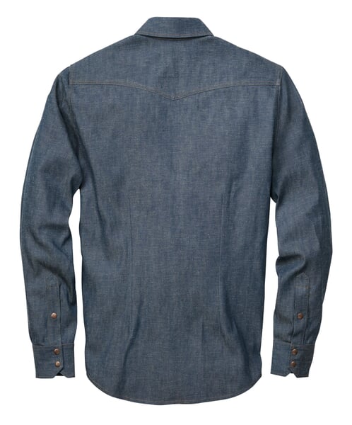 Chemise en jean pour homme Bleu