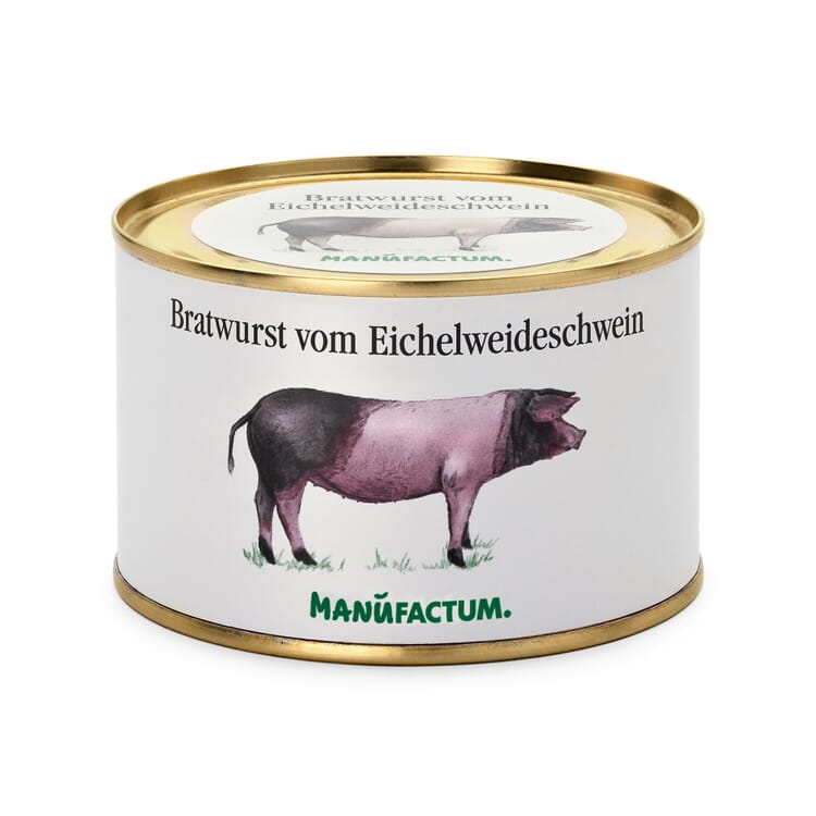 Bratwurst van het Zwabisch-Hallardse eikelvarken