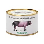 Saucisse à griller du porc de Schwäbisch-Hällisch élevé en pâturage et nourri aux glands