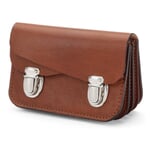 Bolsa acordeón pequeña Marrón