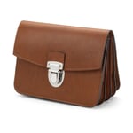 Large Concertina Purse Brown