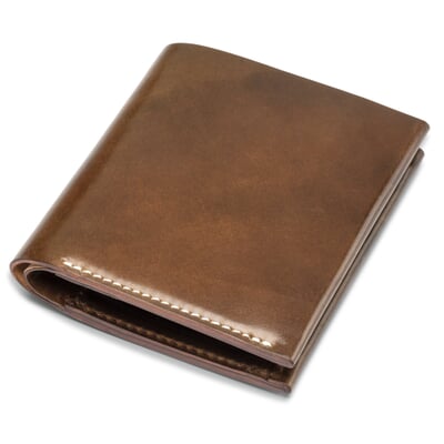 BARNS Cordovan compact wallet