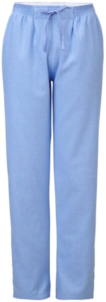 Damen-Flanellpyjama Hellblau
