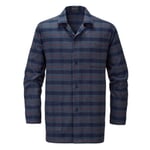 Pyjamas i flannel til mænd Blå-rød