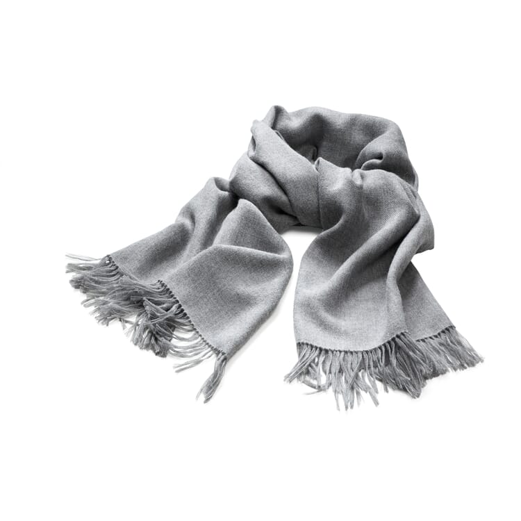 Ladies scarf alpaca, Light gray