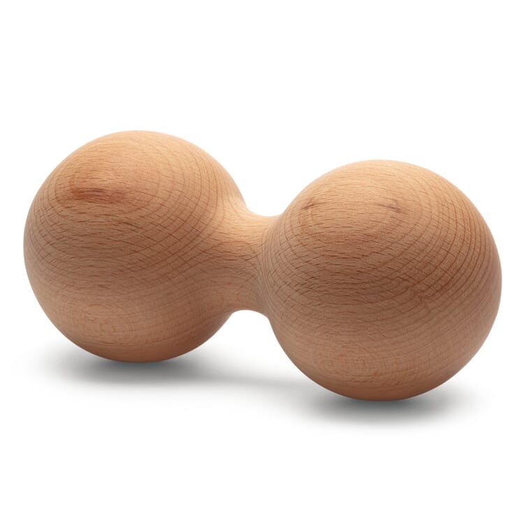 Massage Aid for the Fasciae Beechwood Double-Spherical Design