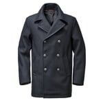 Pea-Coat pour homme Bleu foncé