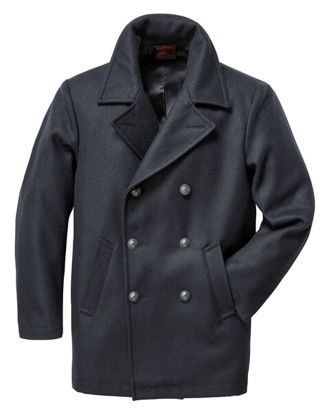 Men's Pea Coat Dark blue