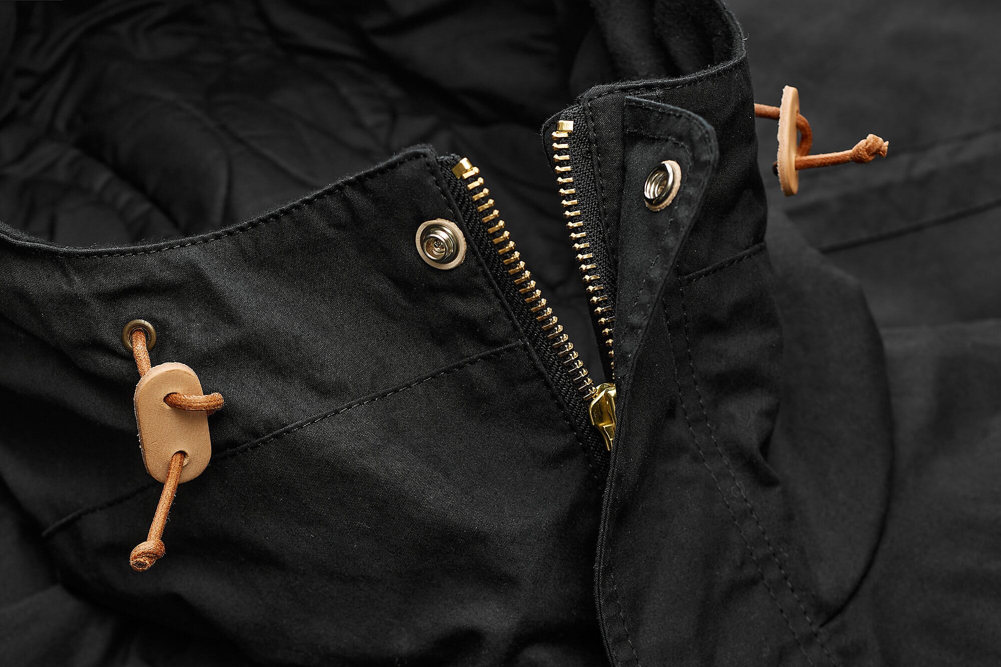 Men parka jacket, Black | Manufactum