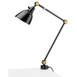 Desk Lamp “Modular” with 3 Joints by Midgard With Table Clamp