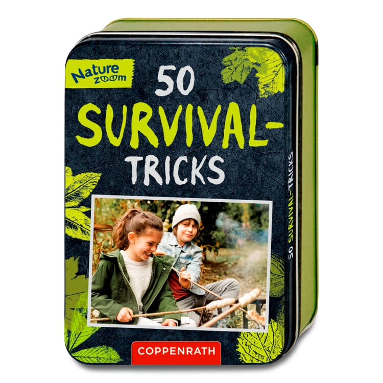 Card box, 50 survival tricks
