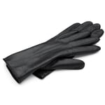 Women's Hair-on Sheepskin Gloves Black