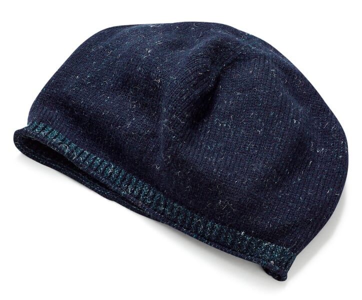 Knitted beanie unisex Blue-Green